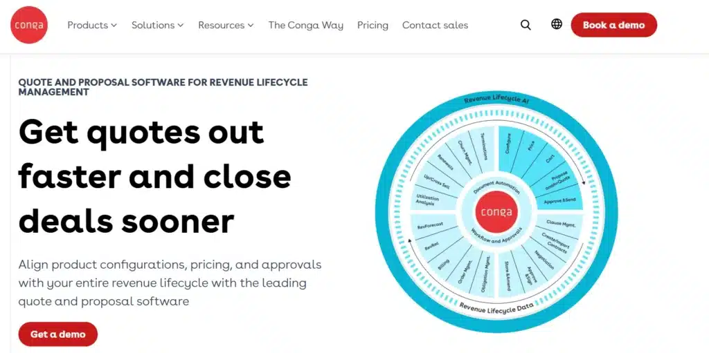 Conga-Angebots- und Angebotssoftware